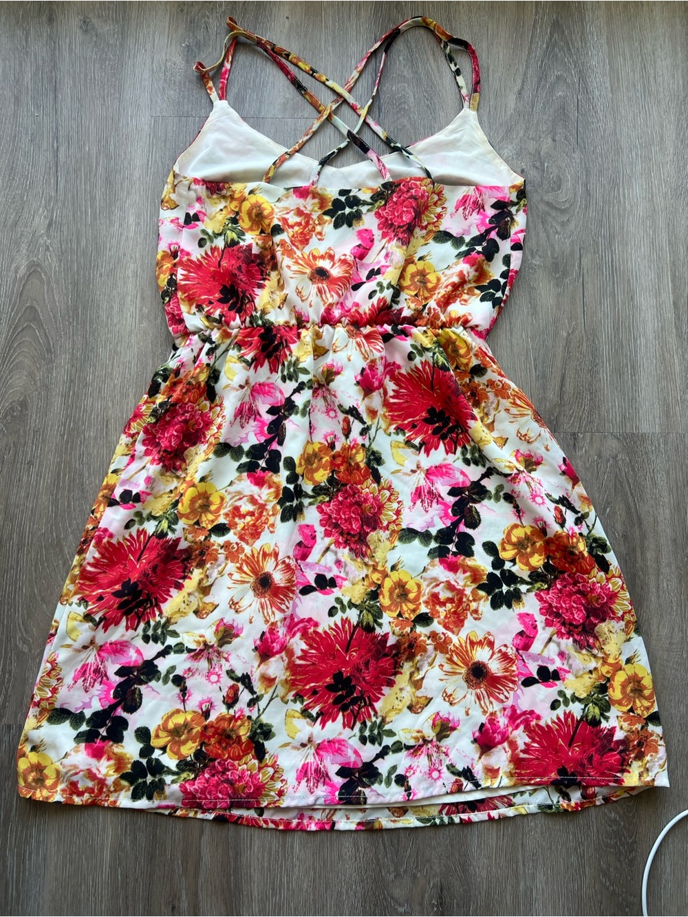 Dynamite Floral Strappy Sundress - Picture 2 of 3